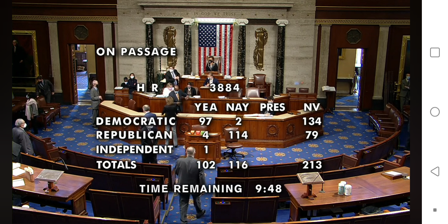The MORE Act is Passed by the House of Representatives